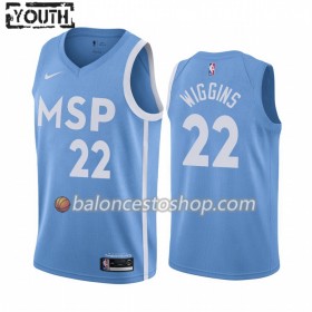 Camiseta Niños NBA Minnesota Timberwolves Andrew Wiggins 22 2019-20 Nike City Edition Swingman